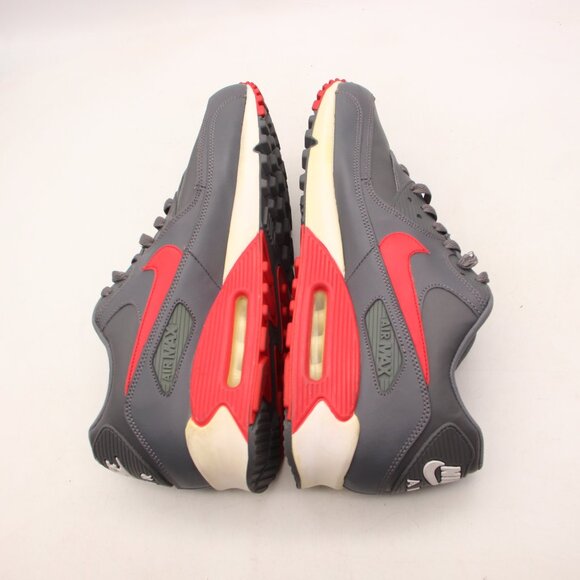 Nike Air Max 90 Essential Men\'s Size 14 Dark Grey/University Red 537384-061 main image 10